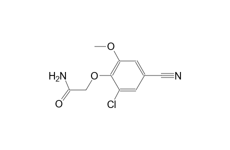 2-(2-chloro-4-cyano-6-methoxyphenoxy)acetamide