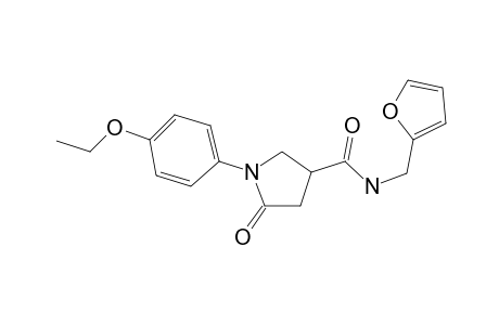 3-pyrrolidinecarboxamide, 1-(4-ethoxyphenyl)-N-(2-furanylmethyl)-5-oxo-