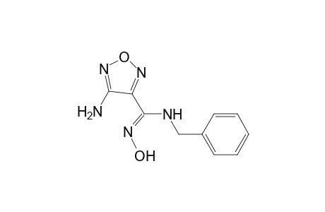 1,2,5-Oxadiazole-3-carboximidamide, 4-amino-N'-hydroxy-N-(phenylmethyl)-