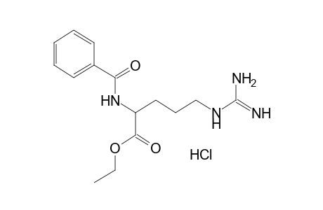 Nalpha-Benzoyl-L-arginine, ethyl ester HCl