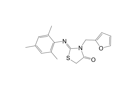 3-furfuryl-2-(mesitylimino)-4-thiazolidinone