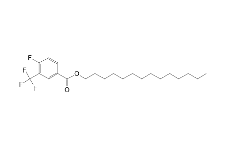 4-Fluoro-3-trifluoromethylbenzoic acid, tetradecyl ester