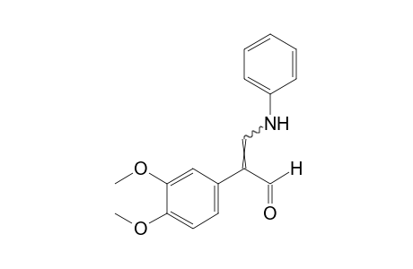 beta-anilino-3,4-dimethoxyatropaldehyde