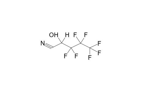 3,3,4,4,5,5,5-HEPTAFLUORO-2-HYDROXYPENTANENITRILE