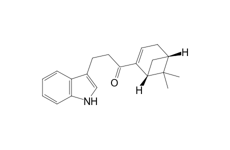 1-((1R,5S)-6,6-dimethylbicyclo[3.1.1]hept-2-en-2-yl)-3-(1H-indol-3-yl)propan-1-one