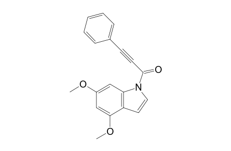 1-(4',6'-dimethoxyindol-1'-yl)-3-phenylprop-2-yn-1-one