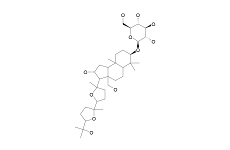 3-BETA,12-ALPHA,25,30-TETRAHYDROXY-14R,17S;20R,24S-DIEPOXYMALABARICANE-3-O-BETA-D-GLUCOPYRANOSIDE