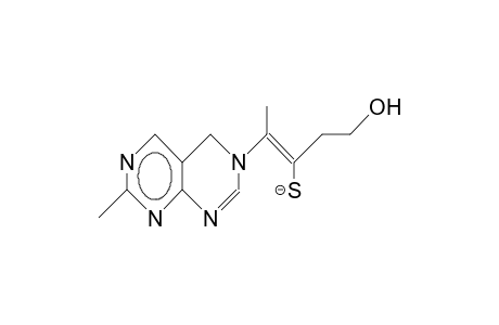 3-(4-Hydroxy-1-methyl-2-sulfido-1-butenyl)-7-methyl-3,4-dihydro-pyrimido(4,5-D)pyrimidine anion