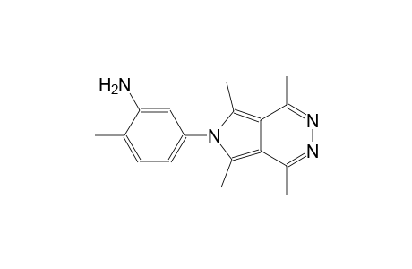 2-methyl-5-(1,4,5,7-tetramethyl-6H-pyrrolo[3,4-d]pyridazin-6-yl)aniline