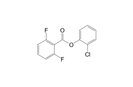 2,6-Difluorobenzoic acid, 2-chlorophenyl ester