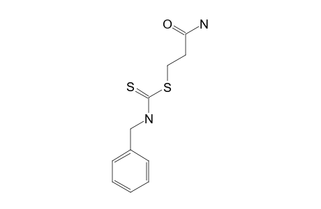 benzyldithiocarbamic acid, ester with 3-mercaptopropionamide
