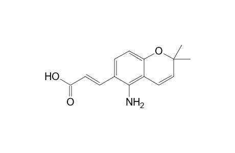 3-[5-Amino-2,2-dimethyl-2H-1-benzopyran-6-yl]acrylic acid