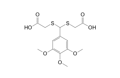 [(3,4,5-trimethoxybenzylidene)dithio]diacetic acid