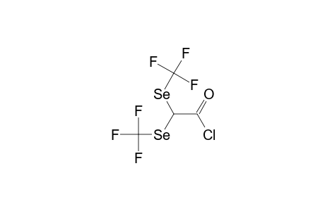 bis(trifluoromethylselanyl) acetylchloride