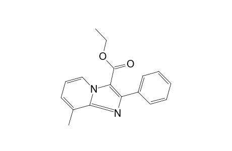 8-METHYL-2-PHENYLIMIDAZO[1,2-a]PYRIDINE-3-CARBOXYLIC ACID, ETHYL ESTER