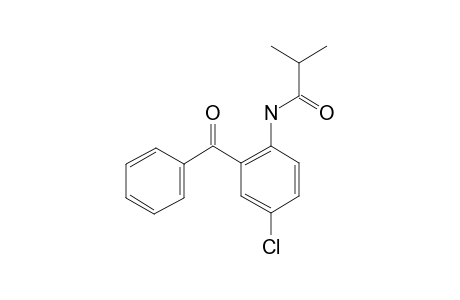 2-Amino-5-chlorobenzophenone, N-(2-methylpropionyl)-