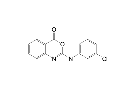 2-(3-CHLOROPHENYLAMINO)-4H-3,1-BENZOXAZIN-4-ONE