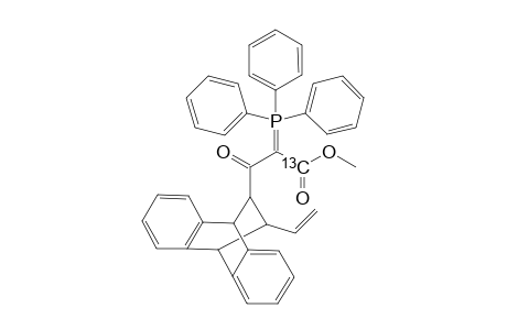 Methyl 3-[12'-ethenyl- 9',10'-dihydro-9',10'-ethanoanthracene-11'-yl)-3-oxo-2-(triphenylphosphoranyidene)-[1-(13C)]-propanoate