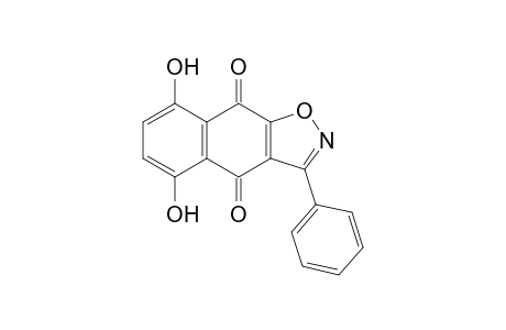 5,8-Dihydroxy-3-phenylnaphtho[2,3-d]isoxazole-4,9-dione