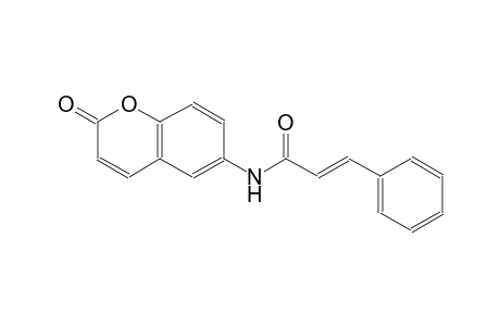 (2E)-N-(2-oxo-2H-chromen-6-yl)-3-phenyl-2-propenamide