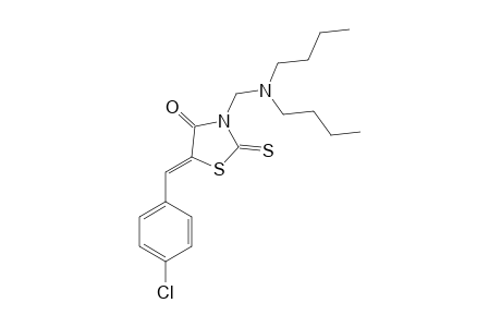 (5Z)-5-(4-Chlorobenzylidene)-3-[(dibutylamino)methyl]-2-thioxo-1,3-thiazolidin-4-one