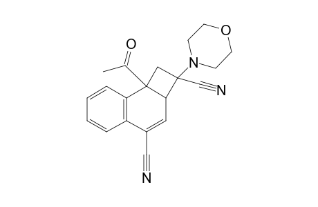 8b-Acetyl-4-cyano-1,2,2a,8b-tetrahydro-2-morpholinocyclobuta[a]naphthalene-2-carbonitrile