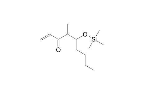 syn-(4,5)-4-methyl-5-trimethylsiloxy-1-nonen-3-one