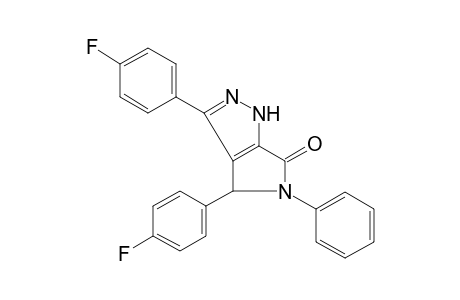 3,4-bis(4-fluorophenyl)-5-phenyl-4,5-dihydropyrrolo[3,4-c]pyrazol-6(1H)-one