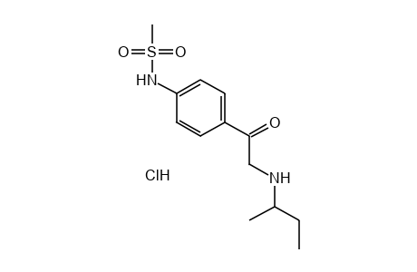 4'-(N-sec-butylglycyl)methanesulfonanilide, hydrochloride