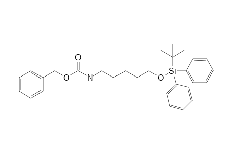 Benzyl (5-((tert-butyldiphenylsilyl)oxy)pentyl)carbamate