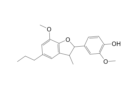 Phenol, 4-(2,3-dihydro-7-methoxy-3-methyl-5-propyl-2-benzofuranyl)-2-methoxy-