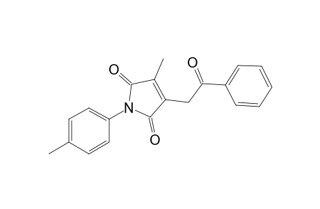 1H-Pyrrole-2,5-dione, 3-methyl-1-(4-methylphenyl)-4-(2-oxo-2-phenylethyl)-