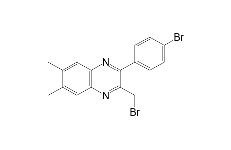 2-(bromomethyl)-3-(p-bromophenyl)-6,7-dimethylquinoxaline