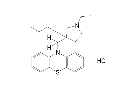 10-[(1-ethyl-3-propyl-3-pyrrolidinyl)methyl]phenothiazine, monohydrochloride