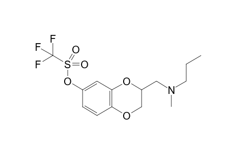 3-{[Methyl(propyl)amino]methyl}-2,3-dihydro-1,4-benzodioxin-6-yl trifluoromethanesulfonate