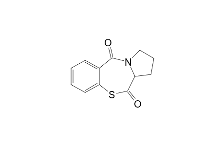 1,2,3,11a-tetrahydro-5H,11H-pyrrolo[2,1-c][1,4]benzothiazepine-5,11-dione