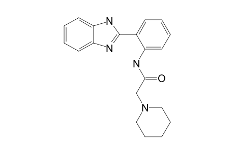 N-[2-(1H-Benzoimidazol-2-yl)-phenyl]-2-piperidin-1-ylacetamide