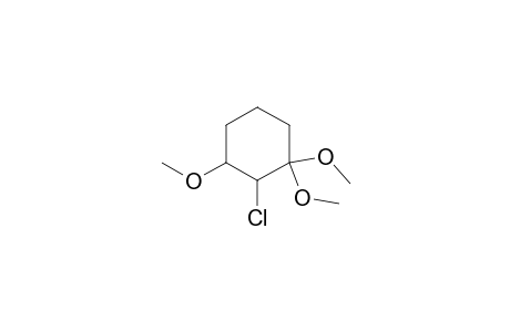 Cyclohexane, 2-chloro-1,1,3-trimethoxy-