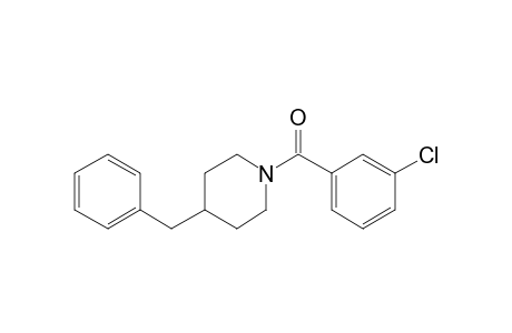 (4-Benzylpiperidin-1-yl)(3-chlorophenyl)methanone