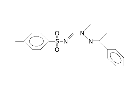 N'-Tosyl-N'-methyl-N-(1-phenyl-ethylidene)-formamidrazone