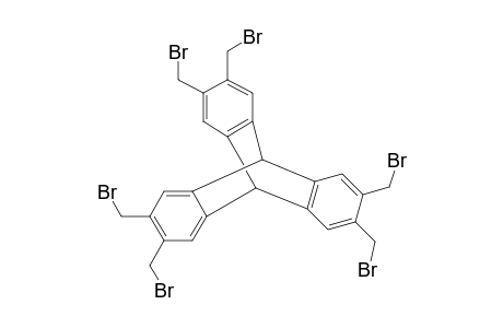 2,3,6,7,14,15-HEXAKIS-(BROMOMETHYL)-9,10-DIHYDRO-9,10-[1',2']-BENZOANTHRACENE