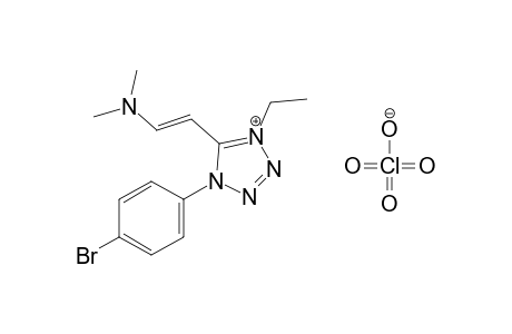 trans-1-(p-bromophenyl)-5-[2-(dimethylamino)vinyl]-4-ethyl-1H-tetrazolium perchlorate