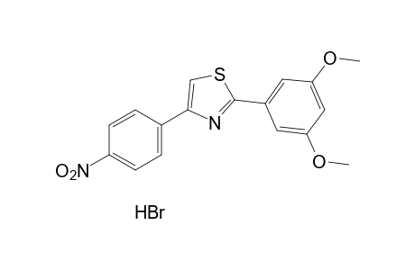 2-(3,5-dimethoxyphenyl)-4-(p-nitrophenyl)thiazole, hydrobromide