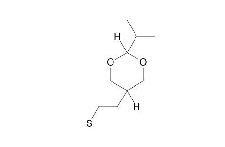 cis-2-ISOPROPYL-5-[2-(METHYLTHIO)ETHYL]-m-DIOXANE