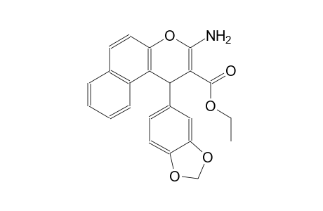 ethyl 3-amino-1-(1,3-benzodioxol-5-yl)-1H-benzo[f]chromene-2-carboxylate