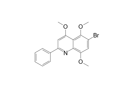 6-BROMO-4,5,8-TRIMETHOXY-2-PHENYLQUINOLINE