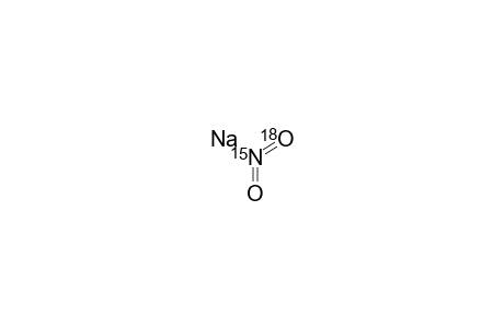 [(15)N,(16)O(18)O]-SODIUM-NITRITE