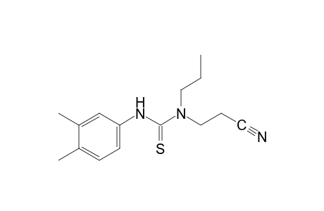 1-(2-cyanoethyl)-1-propyl-2-thio-3-(3,4-xylyl)urea