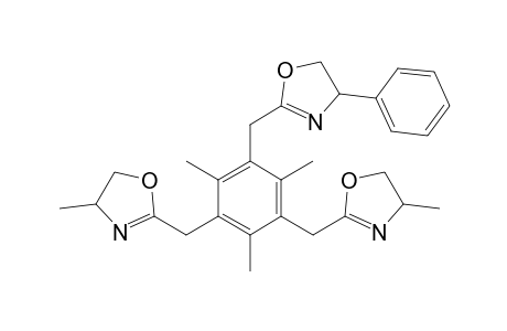 1,3-Bis[(4-methyloxazolin-2-yl)methyl]-5-(4-phenyloxazolin-2-yl)methyl-2,4,6-trimethylbenzene
