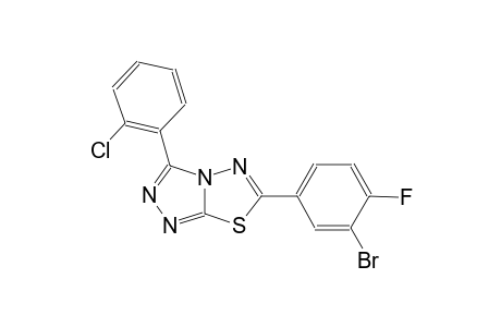 [1,2,4]triazolo[3,4-b][1,3,4]thiadiazole, 6-(3-bromo-4-fluorophenyl)-3-(2-chlorophenyl)-